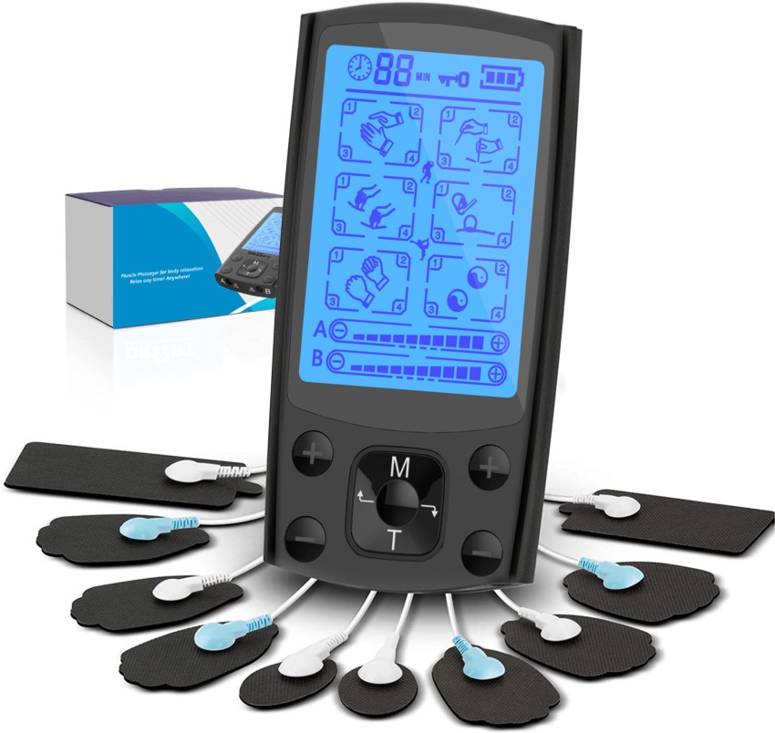 Ohuhu Tens Unit Muscle Stimulator: 24 Modes Rechargeable Tens