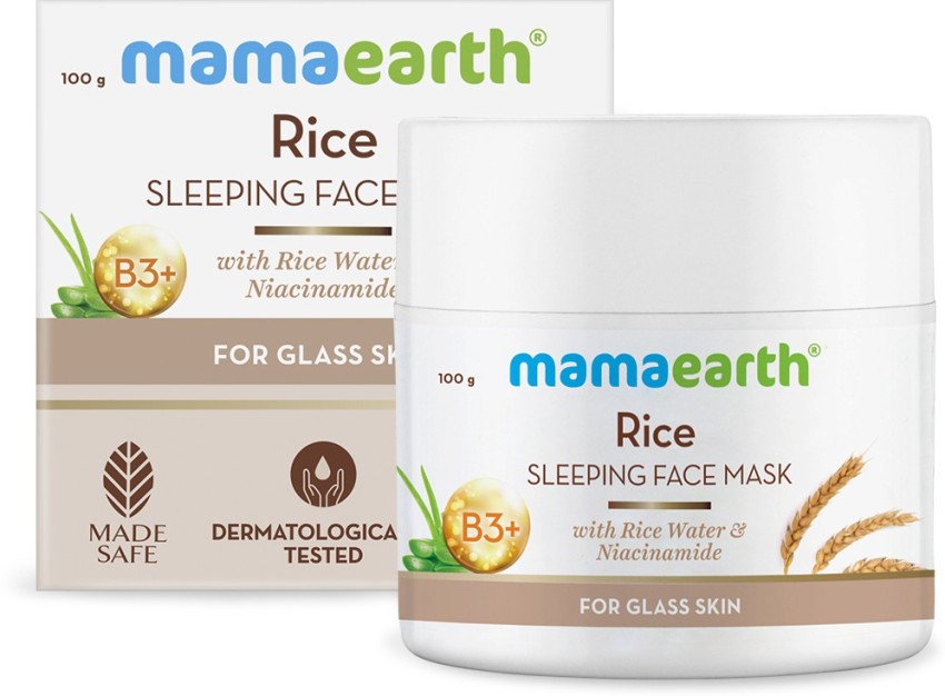 Mamaearth Rice Sleeping Face Mask, Night Cream, With Rice Water &  Niacinamide - Price In India, Buy Mamaearth Rice Sleeping Face Mask, Night  Cream, With Rice Water & Niacinamide Online In India,