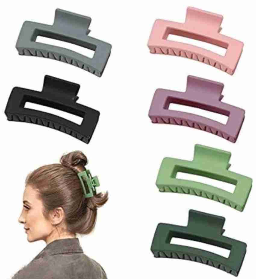 Myra Collectiona Matte Hair Clips Thick Hair Large Claw Clip 3.5in Size  Accessories Hair Clip Hair Claw Price in India - Buy Myra Collectiona Matte Hair  Clips Thick Hair Large Claw Clip