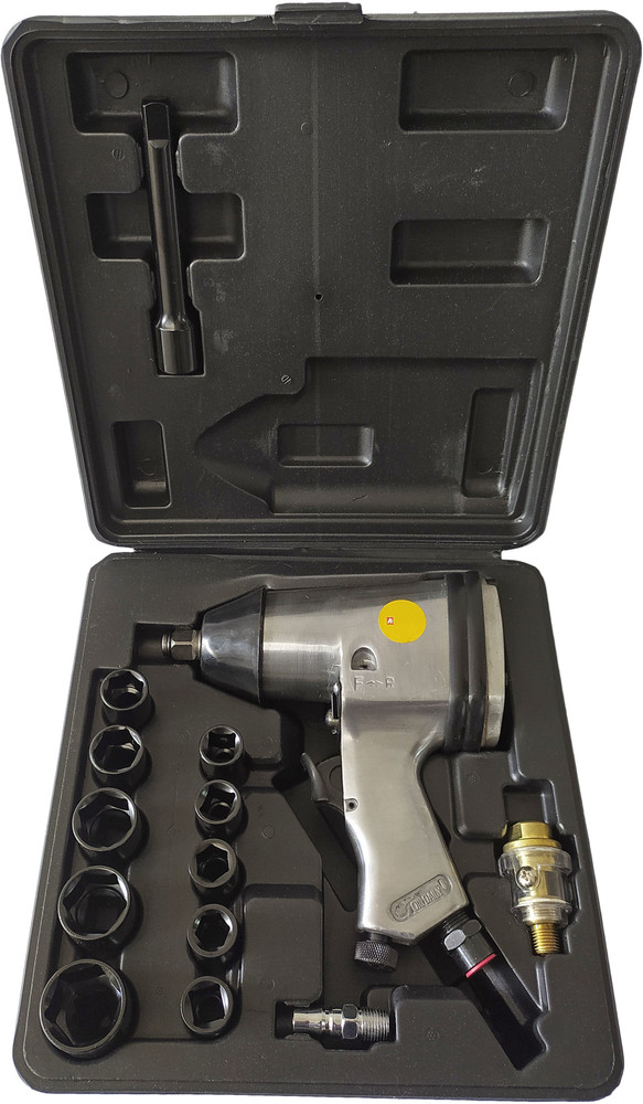 Air compressor and clearance impact wrench kit
