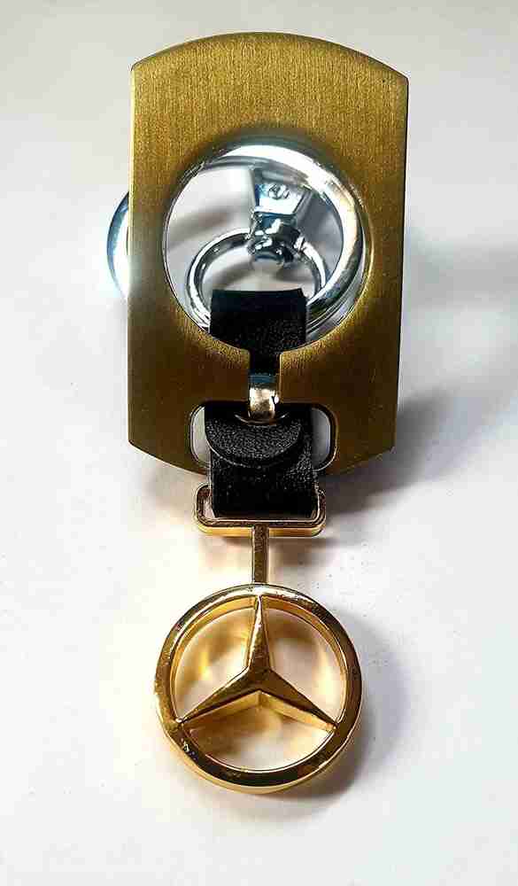 Mercedes gold clearance keychain