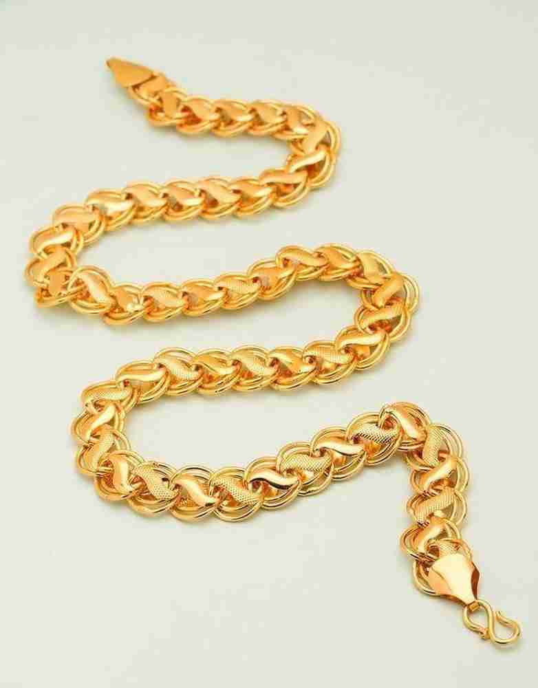 LABHUBAMON New style new year gold chain for man and boy Gold