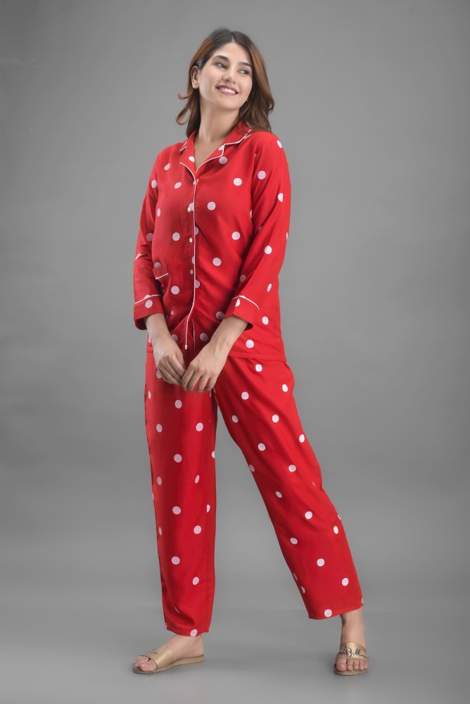 Womens red 2024 pyjamas