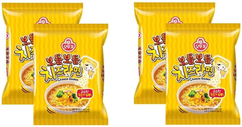 OTTOGI] Cheese Ramen Spicy Flavor, KOREAN STYLE INSTANT NOODLE 111g 8 pack