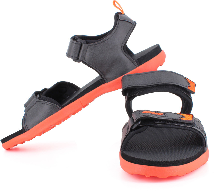 Sparx Men Black Orange Sports Sandals Buy Sparx Men Black