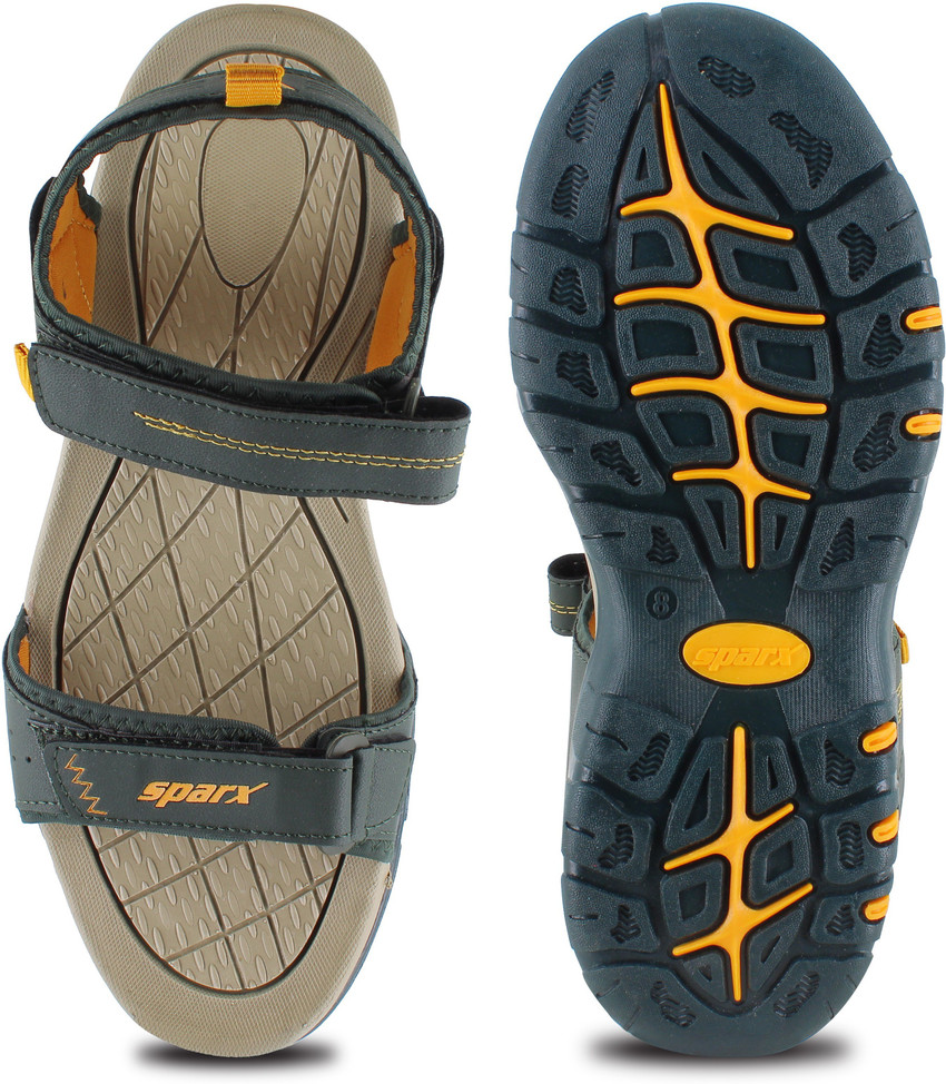 Sparx Men Green Gold Sandals Buy Sparx Men Green Gold Sandals