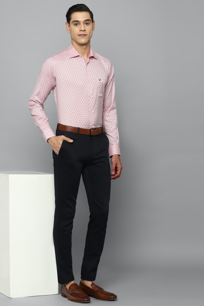 Printed Formal Shirt In Pink Pride