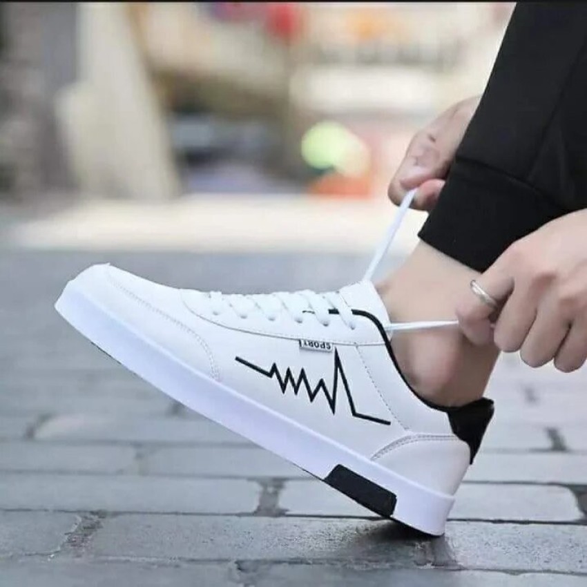 White casual shoes