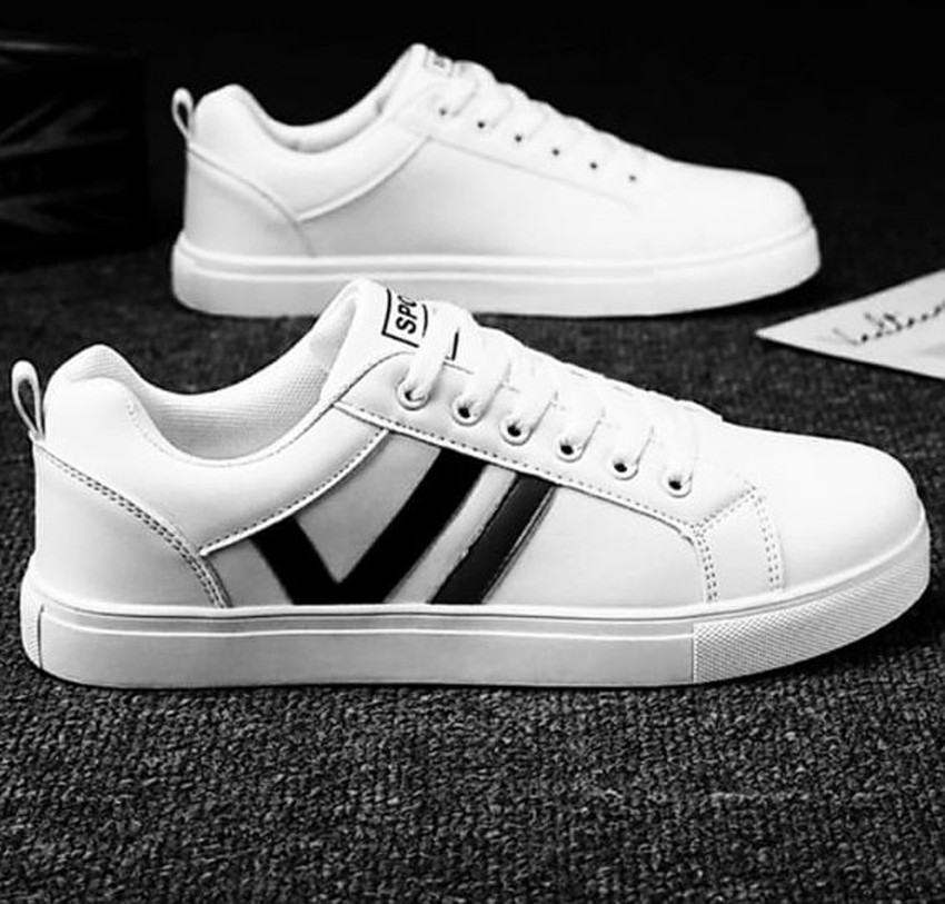 Ego by NS New Stylish white casual sneakers shoes for men s