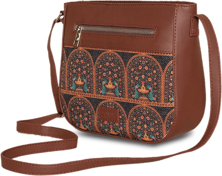 Royal Indian Peacock Motif Office Bag