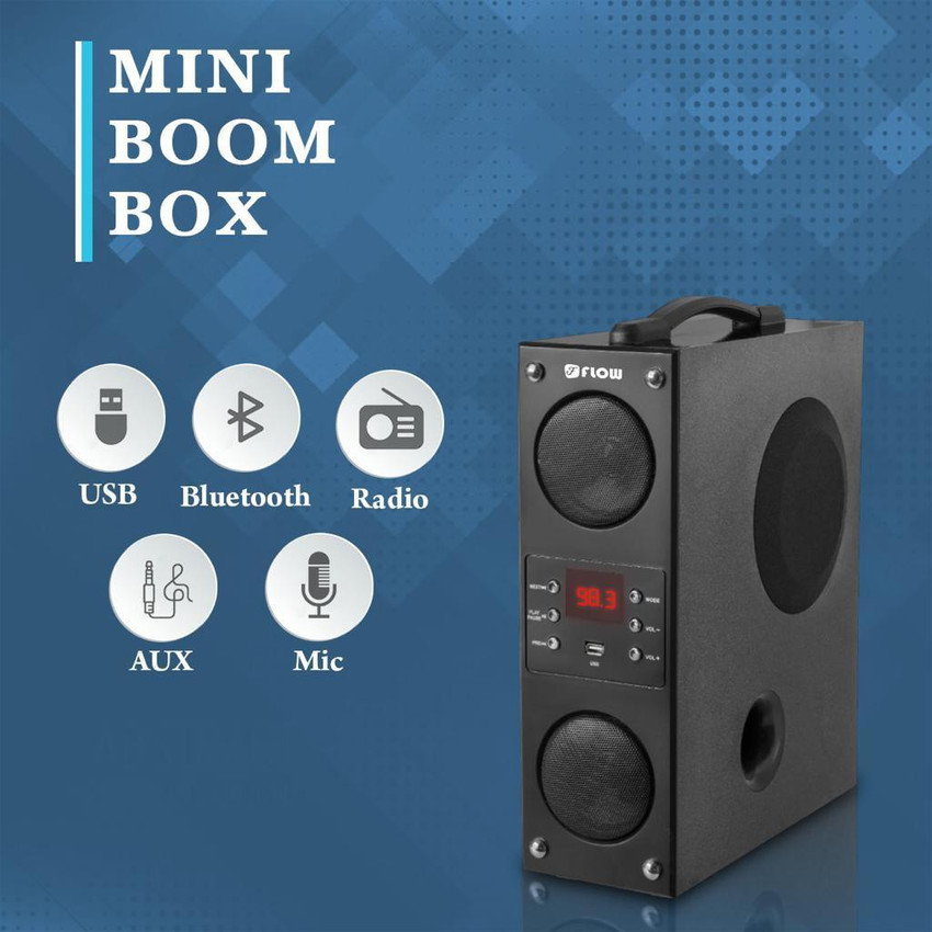 Flow mini boombox bluetooth tower speaker hot sale