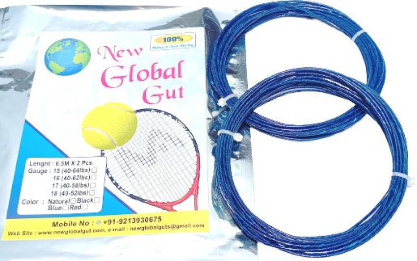 NEW GLOBAL GUT 100% NATURAL TENNIS STRING GUT 16 Tennis String - 20 m - Buy  NEW GLOBAL GUT 100% NATURAL TENNIS STRING GUT 16 Tennis String - 20 m  Online at Best Prices in India - Tennis