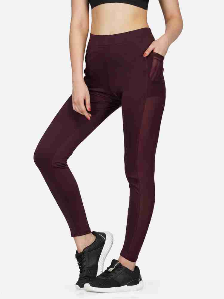 Nike leggings sales maroon