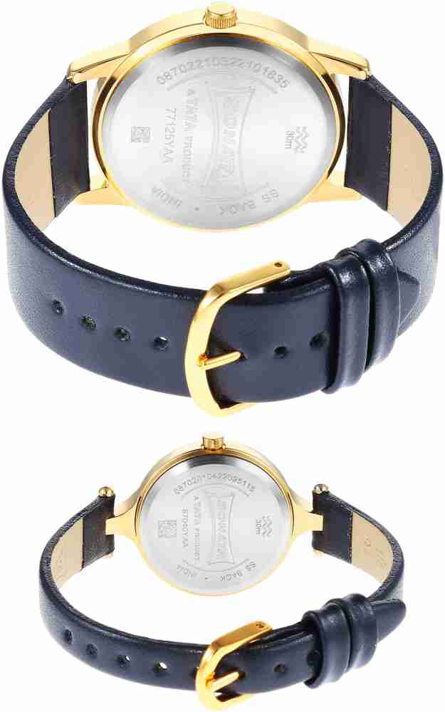 SONATA 7712587040YL01 Sonata Pairs 2022 Analog Watch For Couple