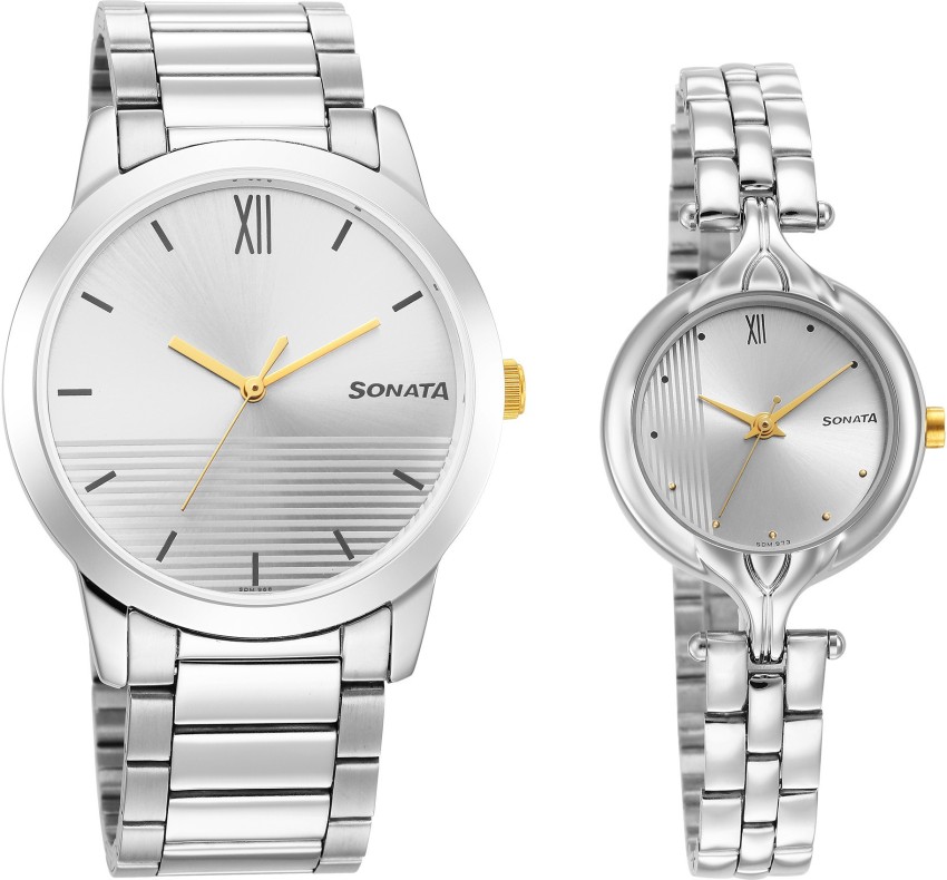 Flipkart sonata couple clearance watches