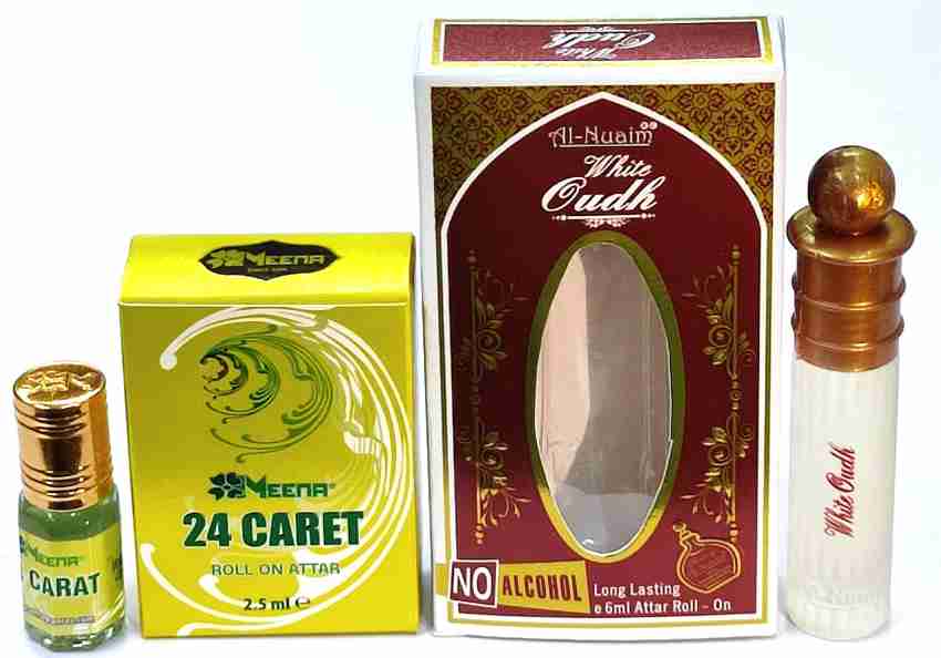 Al Nuaim White Oudh 24 Caret 6 Ml Roll On Attar Herbal Attar