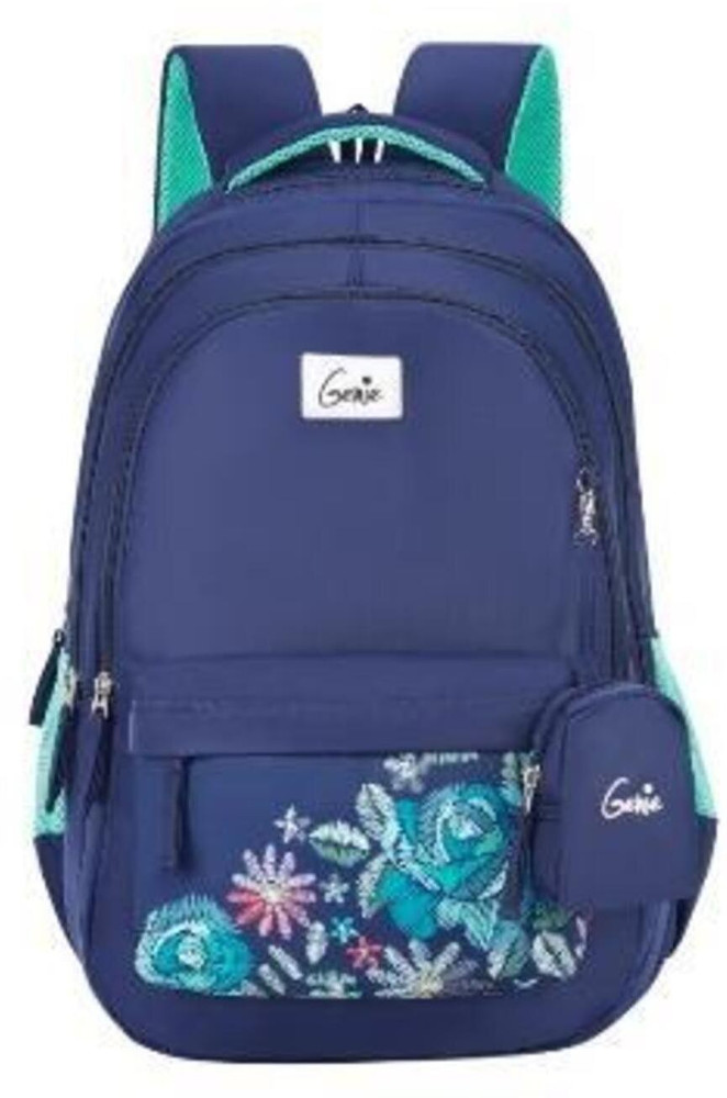 Genie Edge Navy Blue 19 Inch School Bag or Backpack 36 L Backpack Navy Blue Price in India Flipkart