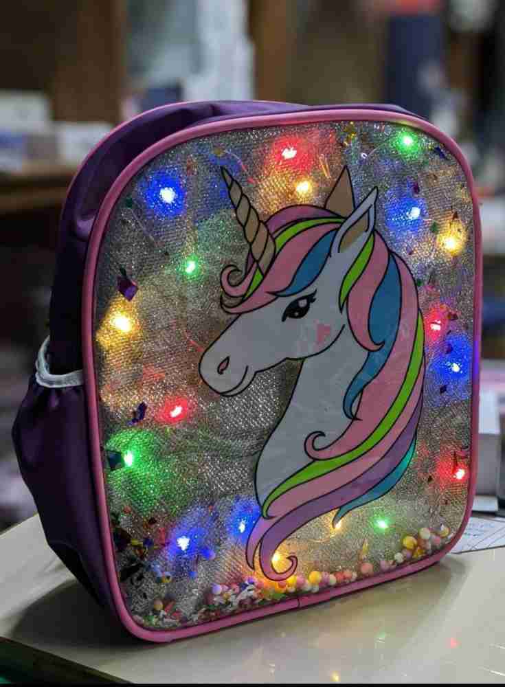 Flipkart pikpack Kidz Colored Led Light Blinking School Bag Waterproof School Bag School Bag