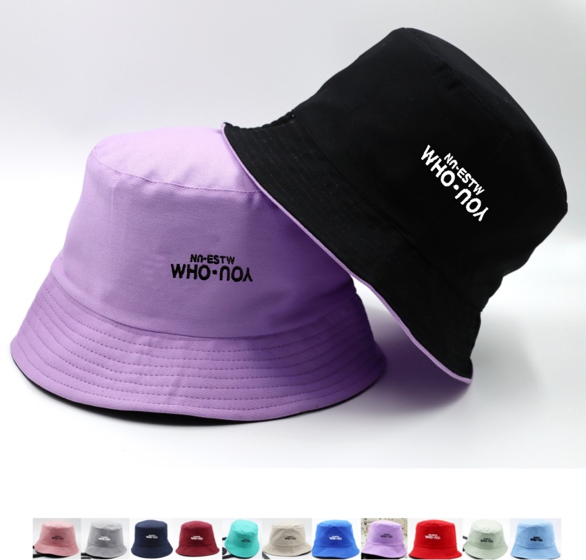 Jamont Unisex Bucket Hat Beach Sun Hat Fishing Hat Reversible