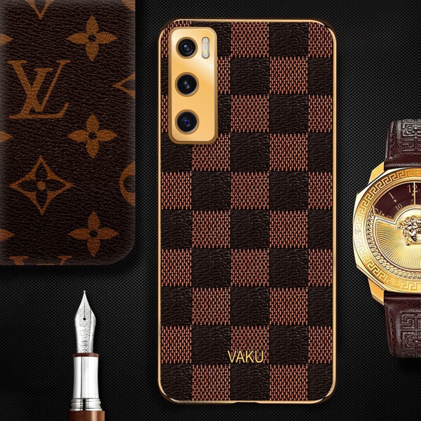 Vaku ® Vivo V20 SE Cheron Leather Electroplated Soft TPU Back Cover – vaku. in