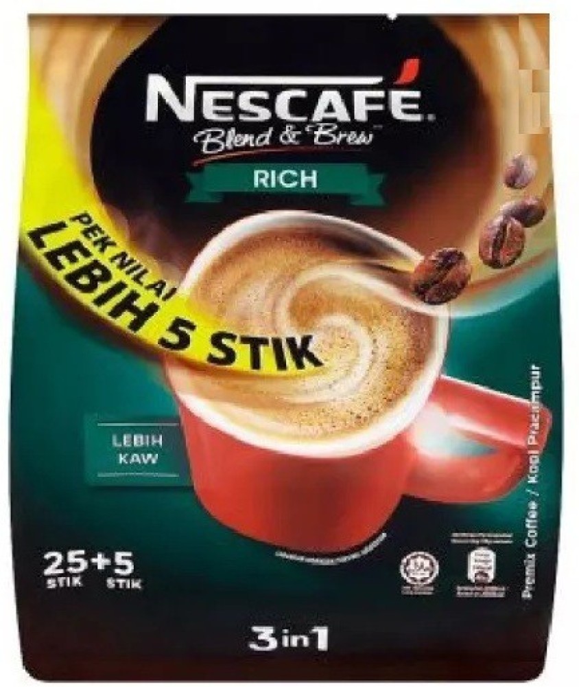 Cairo, Egypt, August 5 2023: Nestle Nescafe 3 in 1 rich sticks
