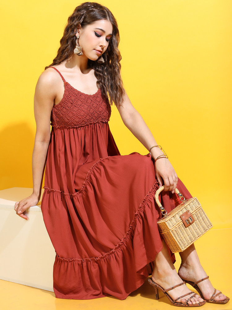 tokyo talkies maxi dresses on myntra