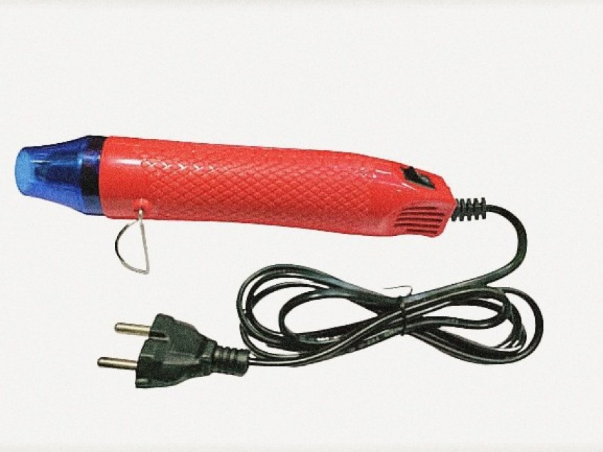 300W Heat Gun Electric Power Mini Hot Air Gun Blower with Shrink Tubing Heat  Shrink Gun for DIY Craft Wrap Plastic Rubber Stamp