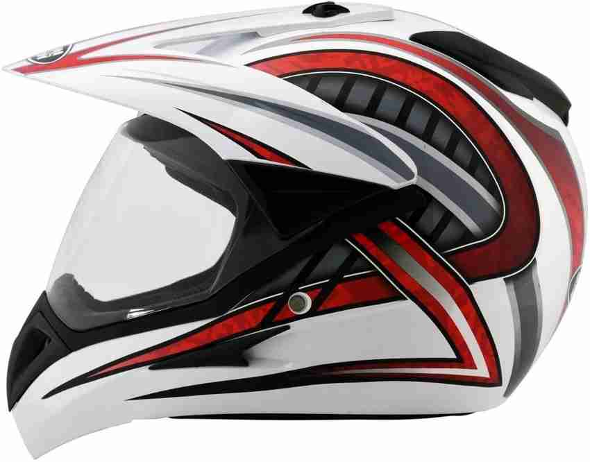 White motocross hot sale helmet