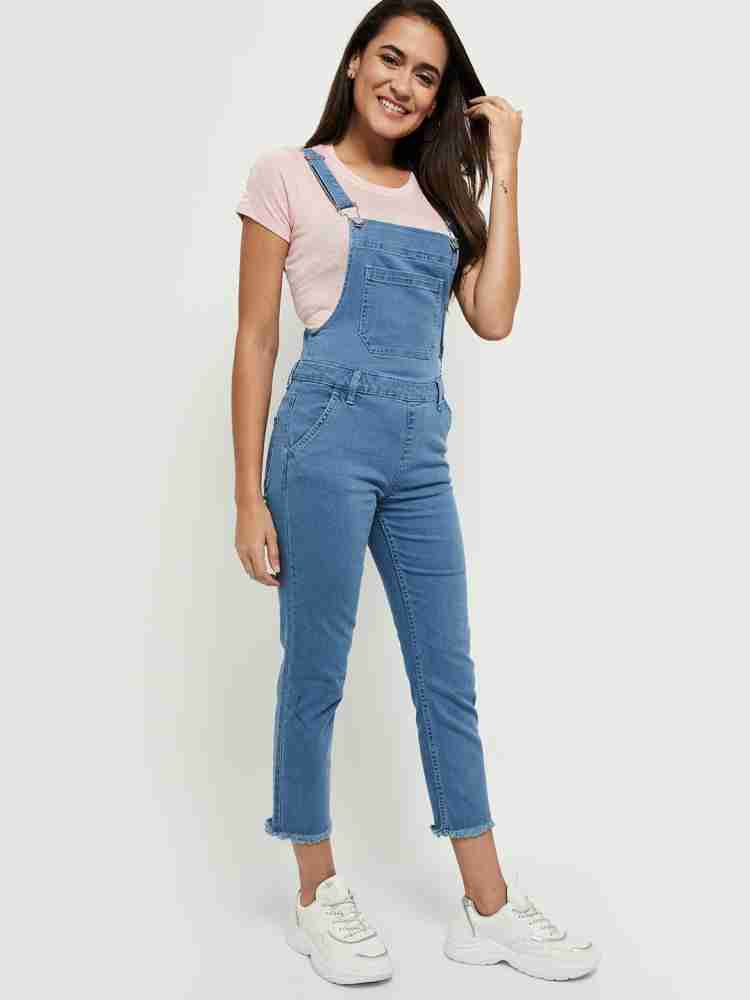 Buy SUMMERTIME FAVORITE LIGHT BLUE DUNGAREE for Women Online in India