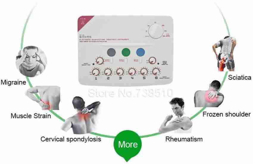 Acupuncture Stimulator Machine Electric Acupuncture Needle Stimulator  Massager Machine 6 Channels Outputs Patch Massager Care Device Pulse  Electrotherapy Acupuncture Instrument Hwato SDZ-II : : Health &  Personal Care