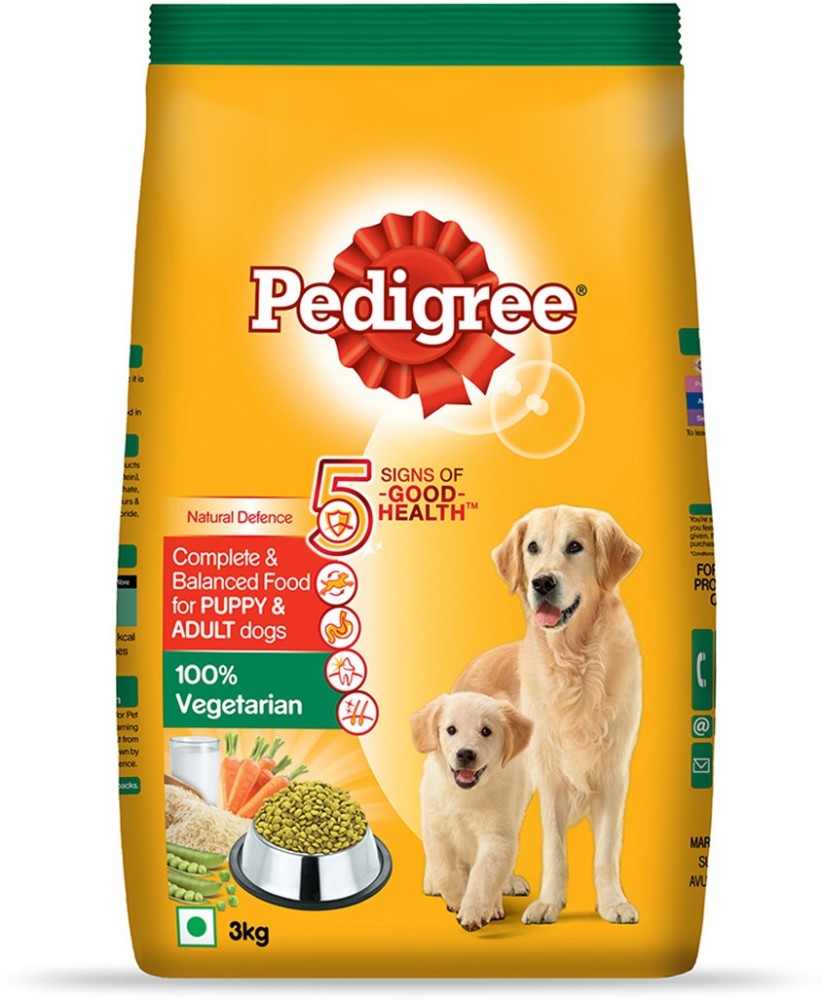 PEDIGREE Complete and Balanced Vegetable Milk 3 kg Dry Adult Dog Food