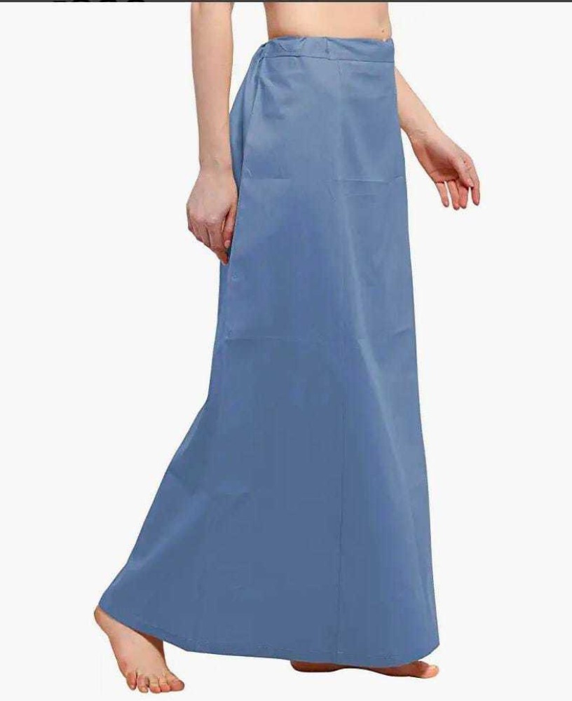 New Life Enterprise 7 Part Sky Blue Saree Petticoat Inskirt-Vimal Cotton  Blend Petticoat Price in India - Buy New Life Enterprise 7 Part Sky Blue  Saree Petticoat Inskirt-Vimal Cotton Blend Petticoat online