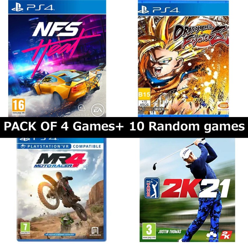 PS4 GAMES NFS Need For Speed Heat Dragon Ball Z Golf PGA Moto