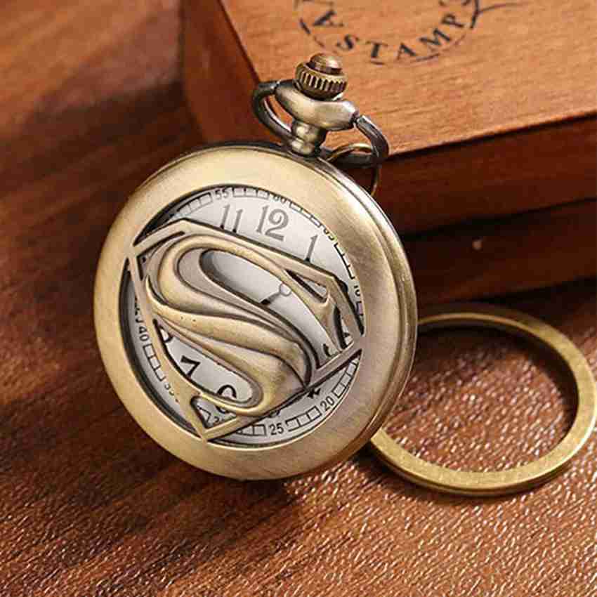 Stainless steel pocket watch on sale