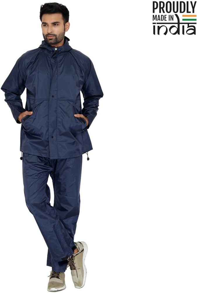 Tangnade Men's Casual Lightweight Raincoat