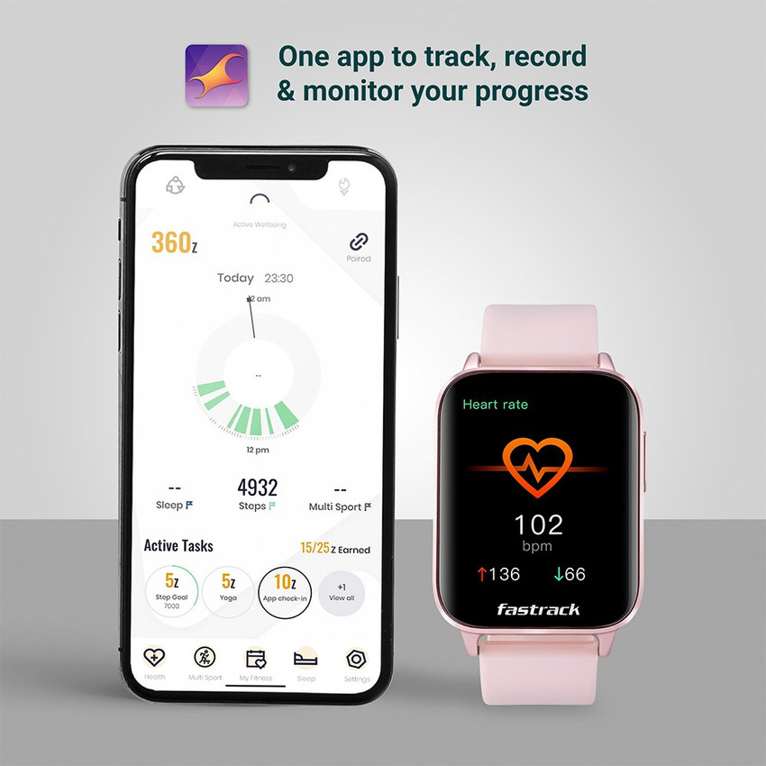 Fastrack heart rate watch discount