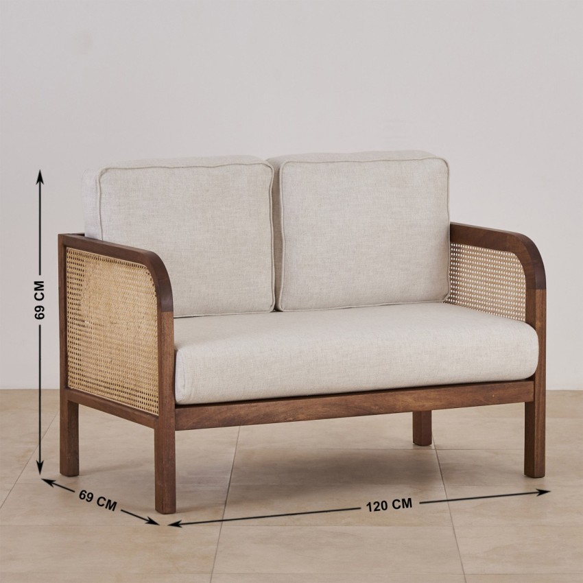 2 seater cane sofa sale