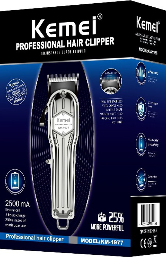 Kemei KM 1977 Trimmer 8640 min Runtime 4 Length Settings Price in