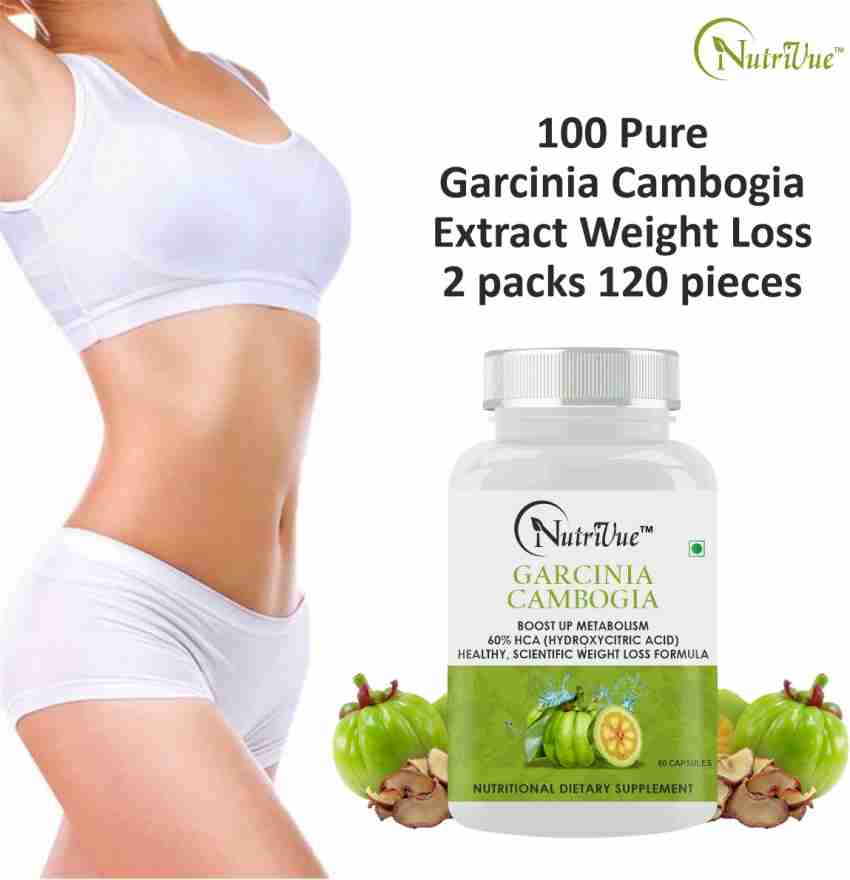 Nutrivue Garcinia Cambogia Weight Loss 500mg 60 HCA Slim Fat