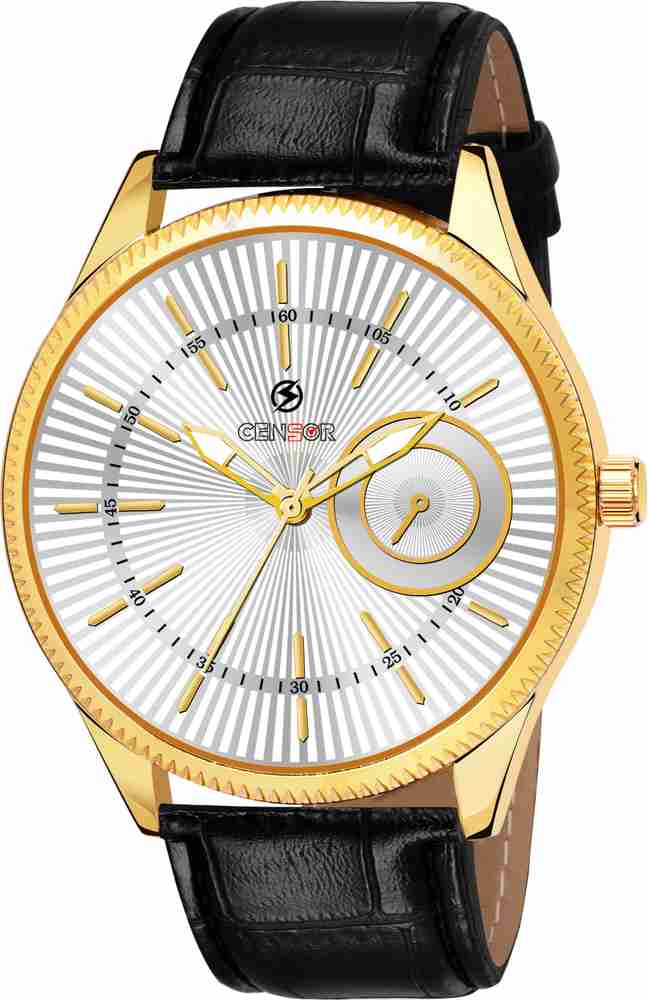 CENSOR CN 6800 BLK SLV Analog Watch For Men Buy CENSOR CN 6800 BLK SLV Analog Watch For Men CN6800 Online at Best Prices in India Flipkart