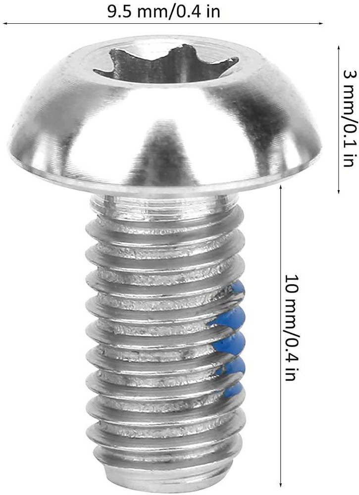 Mtb brake rotor bolts clearance