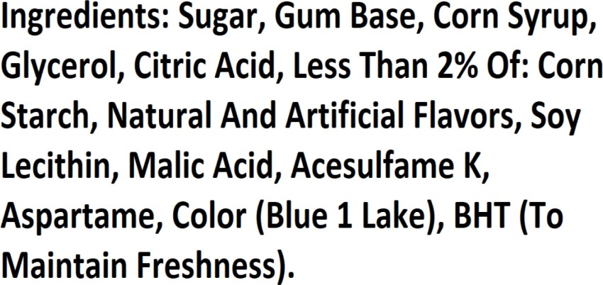 Hubba Bubba 21582 Bububblee Tape Sour Blue Raspberry 2Oz 12Ct 12/Cs