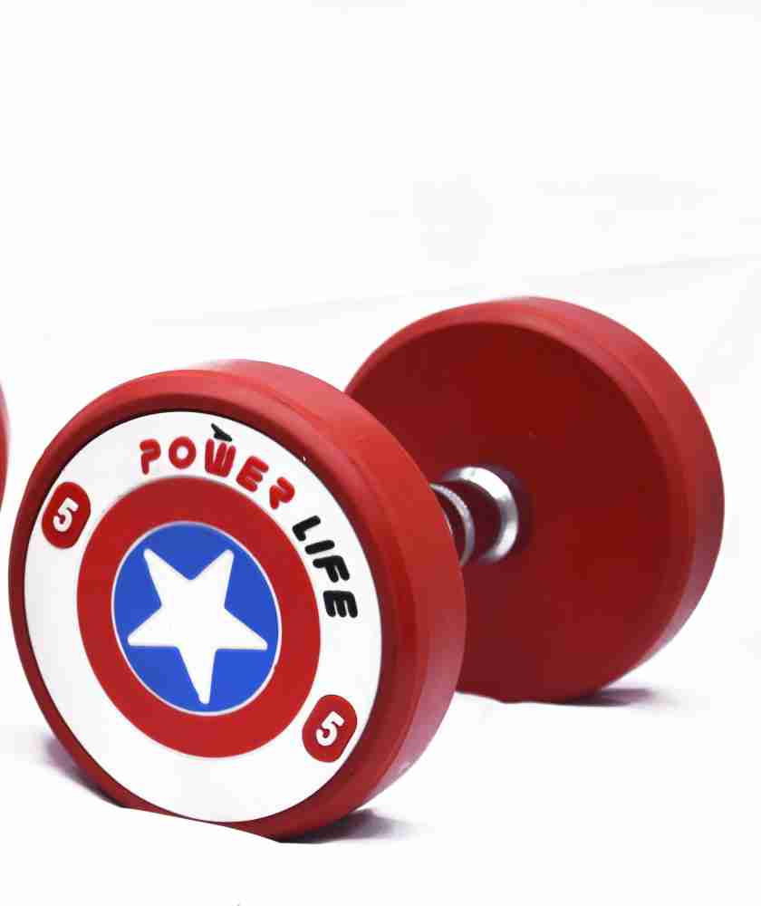 Captain america dumbbells online for sale