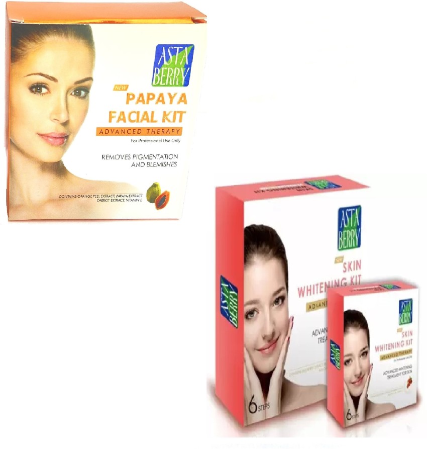 Audarya Astaberry Skin Whitening Facial Kit Papaya Facial kit