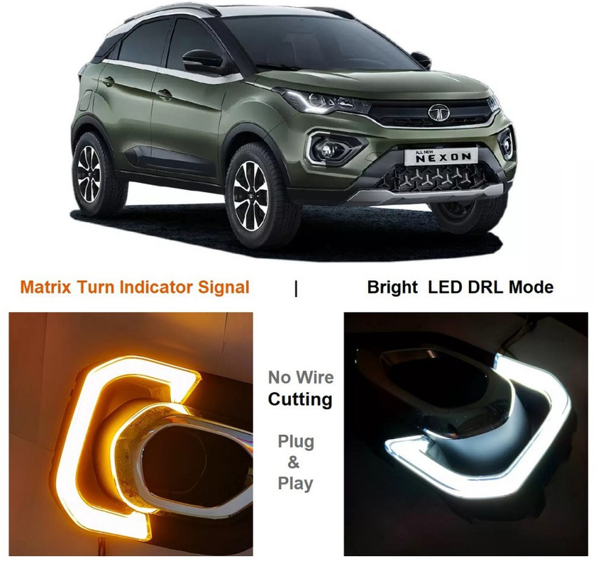 Nexon drl fog hot sale lamps