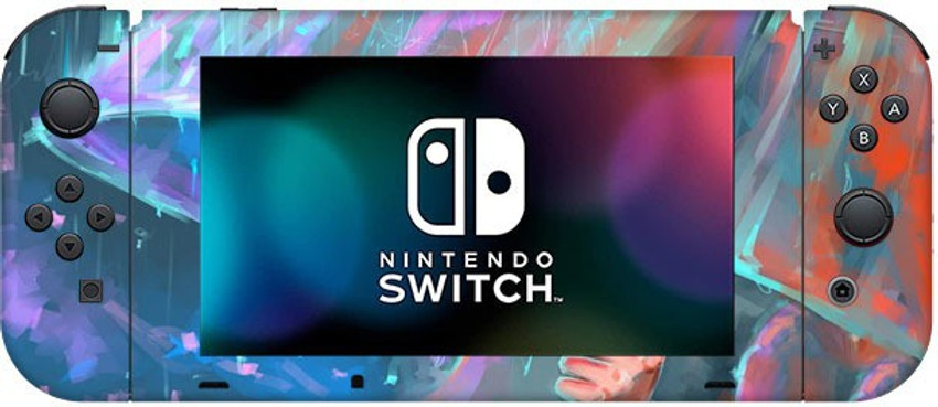 GADGETSWRAP 2505SHFL 1274 Girl Artwork for Nintendo Switch Gaming