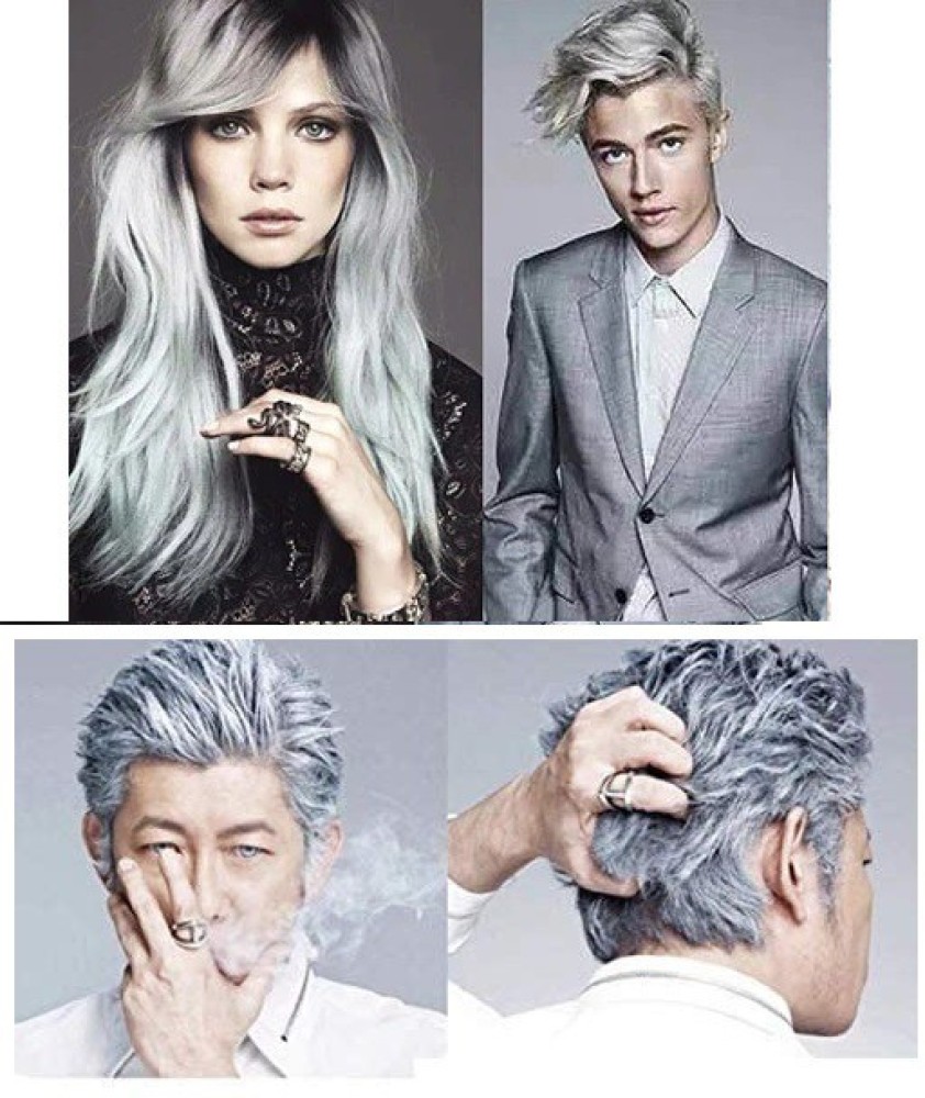 Herrlich Colorful Silver Grey Color Hair Wax Men Women , GREY - Price in  India, Buy Herrlich Colorful Silver Grey Color Hair Wax Men Women , GREY  Online In India, Reviews, Ratings
