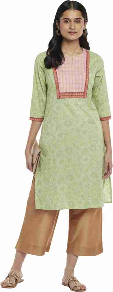 Rangmanch by Pantaloons Women Printed Straight Kurta - Buy Rangmanch by  Pantaloons Women Printed Straight Kurta Online at Best Prices in India