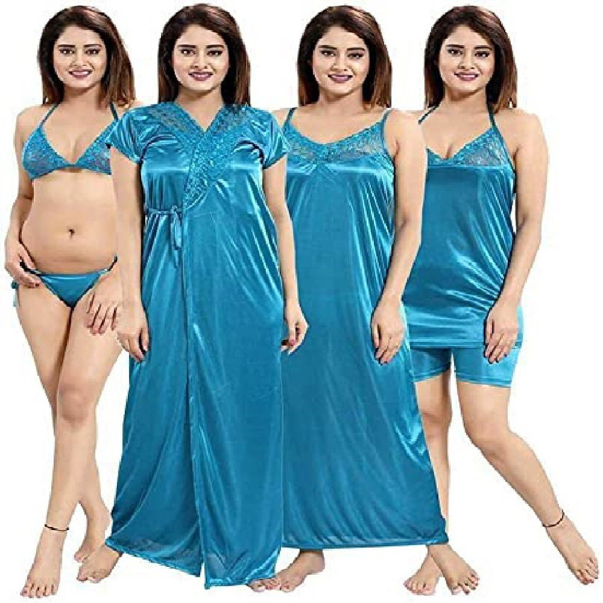 Gwachi Women Nighty with Robe Buy Gwachi Women Nighty with Robe