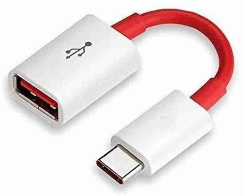 TECHGEAR USB Type C OTG Cable For All Type C Supported Smartphones